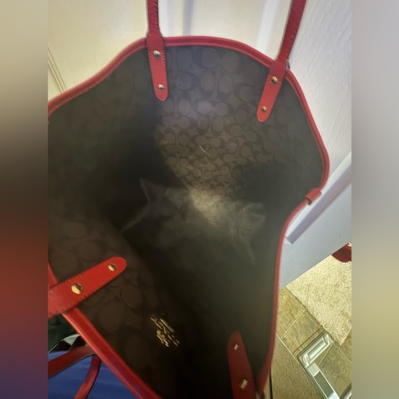 Authentic Fully Reversible Coach Tote - Picture 6 of 10